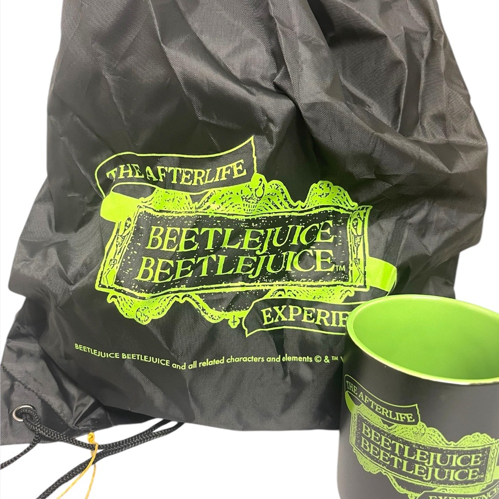 Beetlejuice Mug & Drawstring Bag